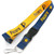 Reversible sides in contrasting team colors. Officially licensed team logo. Made of durable nylon. Measuring approximately 24" long. Features a detachable key-ring and clip. Made by Aminco.
