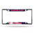 Heavy-duty chrome frame features your the team name and logo in raised letters and vibrant team colors, with pre-drilled holes for easy mounting on any vehicle. Made by Rico Industries.