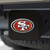 Keep your hitch clear of debris and let everyone see your favorite team. Fits all 2" square type III hitches. These heady duty hitch covers are made from a rust resistant metal to make sure they last for years in any weather conditions. The team logo is 3D to really pop off the hitch face. Keep to logo looking like new by just Appling standard vehicle wax. Installation is a breeze no tools necessary, but you will have to make sure that it is attached securely with a pin. Made by FanMats.