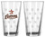 These pint glasses are perfect for game day parties or as a gift! It's decorated with a colored team logo and a repeated satin etched pattern. Holds 16 fluid ounces. Set of 2. Made By Boelter Brands