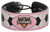 Support your team by wearing a classic team  bracelet! This handmade bracelet is made of genuine leather. The bracelet also features a ceramic bead and elastic loops for closure. There are two loops for adjustable sizing, making sure your bracelet is secure. One size fits all, and will fit most children and adults. Not recommended for children under 5. Made By Gamewear