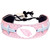 Support your team by wearing a classic team  bracelet! This handmade bracelet is made of genuine leather. The bracelet also features a ceramic bead and elastic loops for closure. There are two loops for adjustable sizing, making sure your bracelet is secure. One size fits all, and will fit most children and adults. Not recommended for children under 5. Made By Gamewear