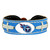 Support your team by wearing a classic team  bracelet! This handmade bracelet is made of genuine leather. The bracelet also features a ceramic bead and elastic loops for closure. There are two loops for adjustable sizing, making sure your bracelet is secure. One size fits all, and will fit most children and adults. Not recommended for children under 5. Made By Gamewear