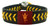 Support your team by wearing a classic team  bracelet! This handmade bracelet is made of genuine leather. The bracelet also features a ceramic bead and elastic loops for closure. There are two loops for adjustable sizing, making sure your bracelet is secure. One size fits all, and will fit most children and adults. Not recommended for children under 5. Made By Gamewear