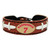 Support your team by wearing a classic team  bracelet! This handmade bracelet is made of genuine leather. The bracelet also features a ceramic bead and elastic loops for closure. There are two loops for adjustable sizing, making sure your bracelet is secure. One size fits all, and will fit most children and adults. Not recommended for children under 5. Made By Gamewear