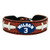 Support your team by wearing a classic team  bracelet! This handmade bracelet is made of genuine leather. The bracelet also features a ceramic bead and elastic loops for closure. There are two loops for adjustable sizing, making sure your bracelet is secure. One size fits all, and will fit most children and adults. Not recommended for children under 5. Made By Gamewear