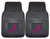 Boast your team colors with utility mats by FANMATS. High quality and durable rubber construction with your favorite team's logo permanently molded in the center.  Non-skid backing ensures a rugged and safe product.  Due to its versatile design utility mats can be used as automotive rear floor mats for cars, trucks, and SUVs, door mats, or workbench mats. Made By Fanmats