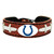 Support your team by wearing a classic team  bracelet! This handmade bracelet is made of genuine leather. The bracelet also features a ceramic bead and elastic loops for closure. There are two loops for adjustable sizing, making sure your bracelet is secure. One size fits all, and will fit most children and adults. Not recommended for children under 5. Made By Gamewear