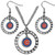 Chicago Cubs Jewelry Set Necklace & Earrings CO