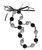 Lucky Kukui Nuts Necklace Black/Silver CO