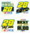 Nascar Ricky Rudd Tattoos Temporary Special Order