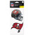 Tampa Bay Buccaneers Decal 4x4 Perfect Cut Set of 2 Special Order