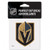 Vegas Golden Knights Decal 4x4 Perfect Cut Color Special Order