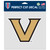 Vanderbilt Commodores Decal 8x8 Perfect Cut Color