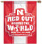 Nebraska Cornhuskers Banner 27x37 Vertical Red Out
