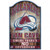 Colorado Avalanche Sign 11x17 Wood Fan Cave Design Special Order