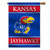 Kansas Jayhawks Banner 28x40 House Flag Style 2 Sided CO