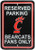 Cincinnati Bearcats Sign 12x18 Plastic Reserved Parking Style CO