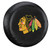 Chicago Blackhawks Tire Cover Large Size Black Special Order CO