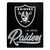 Las Vegas Raiders Blanket 50x60 Raschel Signature Design