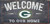 Green Bay Packers Sign Wood 6x12 Welcome To Our Home Design Special Order