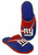 New York Giants Slipper - Big Logo Stripe (1 Pair) - S CO