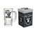 Las Vegas Raiders Glass 18oz Tankard Boxed