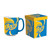 Los Angeles Chargers Coffee Mug 14oz Ceramic with Matching Box