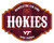 Virginia Tech Hokies Sign Wood 12 Inch Homegating Tavern