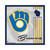 Milwaukee Brewers Sign Wood 10x10 Album Retro Design