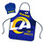 Los Angeles Rams Chef Hat and Apron Set