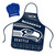 Seattle Seahawks Chef Hat and Apron Set