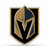 Vegas Golden Knights Pennant Shape Cut Logo Design