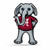 Alabama Crimson Tide Pennant Shape Cut Mascot Design