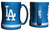 Los Angeles Dodgers Coffee Mug 14oz Sculpted Relief Team Color