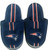 New England Patriots Slipper - Youth 4-7 Size 10-11 Stripe - (1 Pair) - M