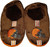 Cleveland Browns Slipper - Youth 4-7 Size 11-12 Stripe - (1 Pair) - L