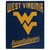 West Virginia Mountaineers Blanket 50x60 Raschel Signature Design