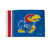 Kansas Jayhawks Flag 12x17 Striped Utility