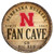 Nebraska Cornhuskers Sign Wood 14 Inch Round Barrel Top Design