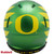 Oregon Ducks Helmet Riddell Replica Mini Speed Style Green with Wings