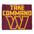 Washington Commanders Towel 15x18 Rally Style Full Color