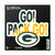 Green Bay Packers Decal 6x6 All Surface Slogan