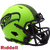 Seattle Seahawks Helmet Riddell Replica Mini Speed Style Rave Alternate