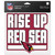 Arizona Cardinals Decal 8x8 Perfect Cut Color Slogan