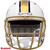 New Orleans Saints Helmet Riddell Replica Full Size Speed Style On-Field Alternate 2025