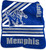 Memphis Tigers Blanket 50x60 Raschel Throw