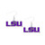 LSU Tigers Earrings Glitter Dazzle LSU Tigers Earrings Glitter Dazzle