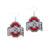 Ohio State Buckeyes Earrings Glitter Dazzle