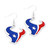 Houston Texans Earrings Glitter Dazzle Houston Texans Earrings Glitter Dazzle